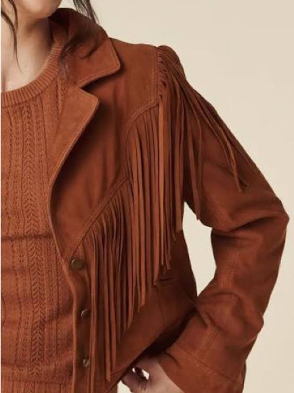 Spell Rider Suede Tassel Jacket - Picture 3 of 6
